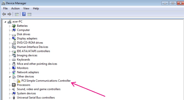 Pci Simple Communications Controller Driver For Windows Xp